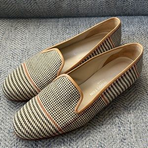Stubbs & Wootton Houndstooth Leather Trim Loafers Slip-Ons Shoes Size: 8…